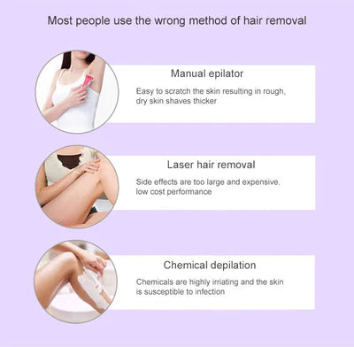 Norélla™Purple Epilator – آلة إزالة الشعر البنفسجية