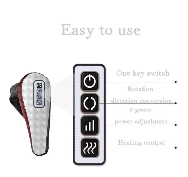 Norélla™ Red Pillow Massager – جهاز تدليك الوسادة الحمراء